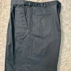 HAGGAR MENS BLUE DRESS SHORTS 44